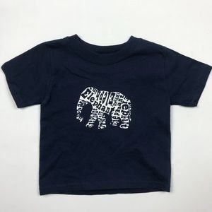 Navy Elephant Graphic Tee Size 2T Toddler T-shirt